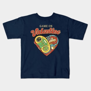 GAME ON, Gamer's valentine Kids T-Shirt